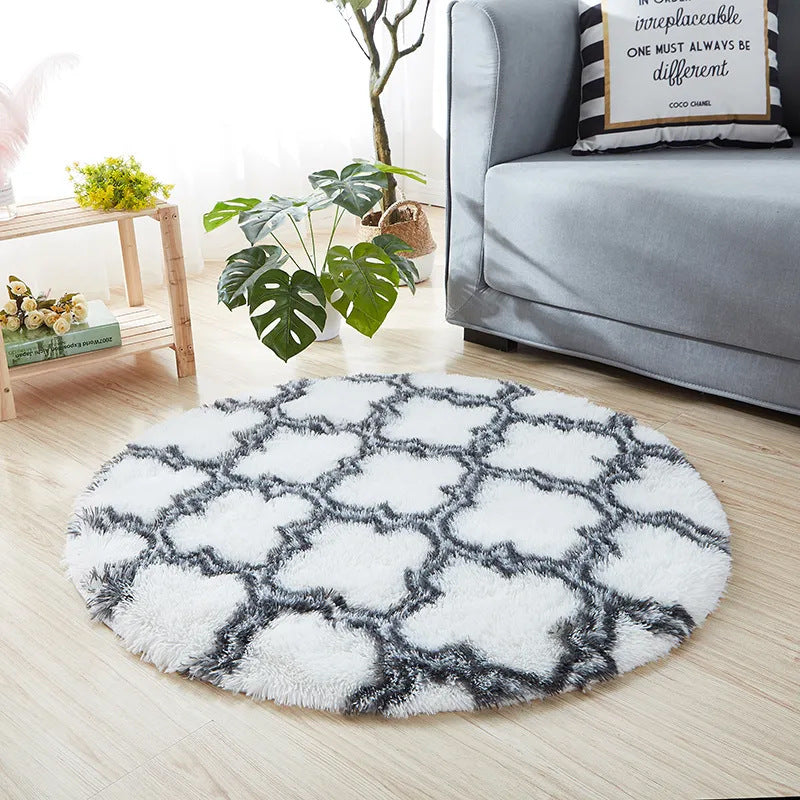 Plush Circular Area Rug Kalsten