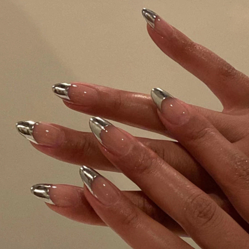 Metallic Tip Press-On Nail Extensions Kalsten