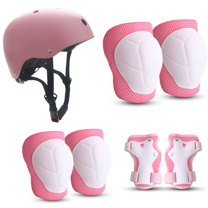Children's Colorful Safety Helmet and Protective Gear Set Kalsten