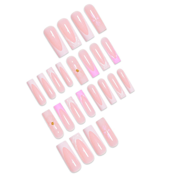Floral-Inspired 3D Press-On Nail Art Extensions Kalsten