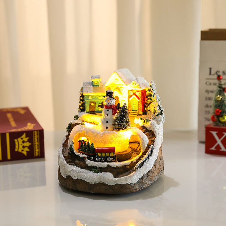 LED Illuminated Christmas Village Scene Kalsten