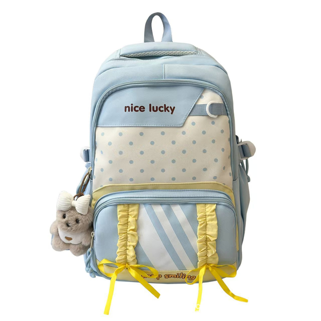 Backpack with Playful Design and Many Compartments Kalsten