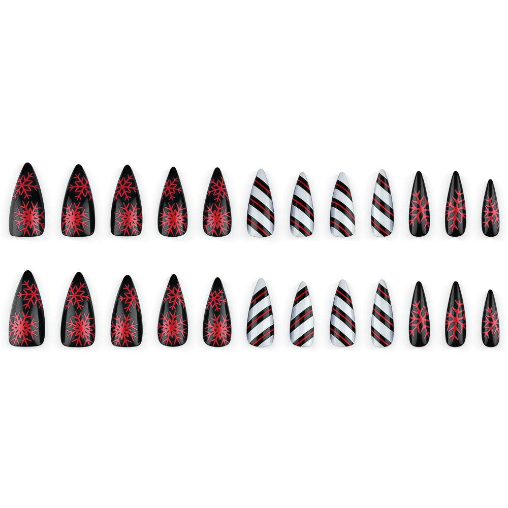 Artificial nails in elegant stiletto design with silky finish Kalsten