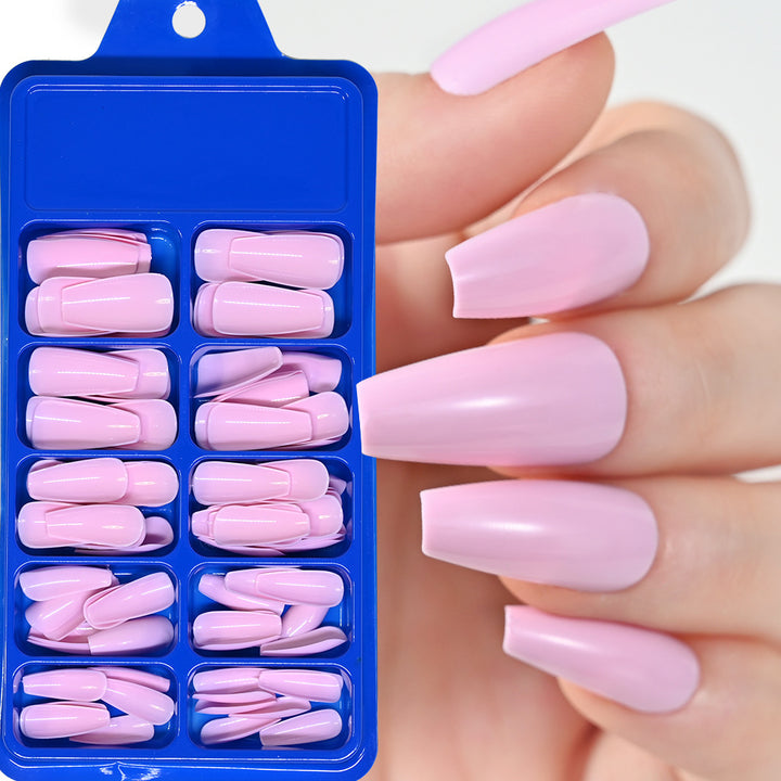 Luxurious Long Dual-Shape False Nail Set Kalsten