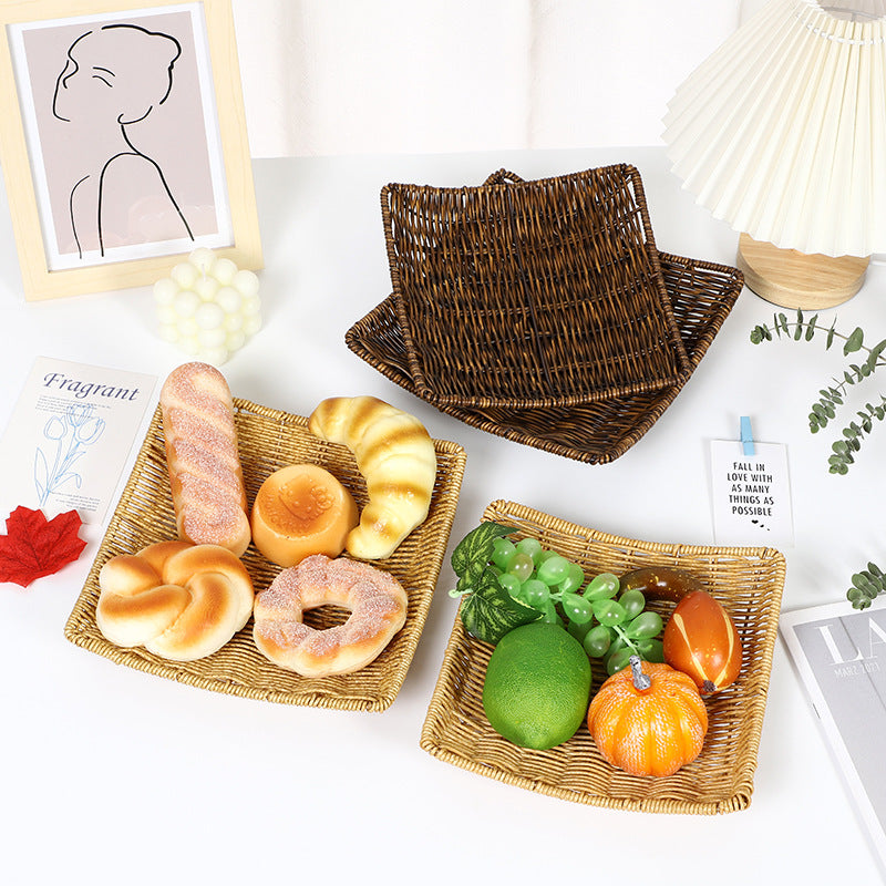 Handcrafted Natural Woven Tray Kalsten