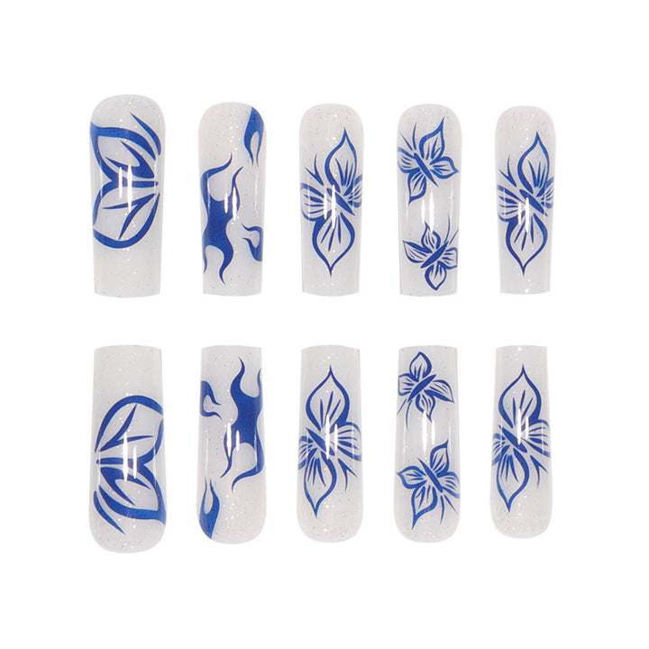 Floral-Inspired Stiletto Press-On Nails Kalsten