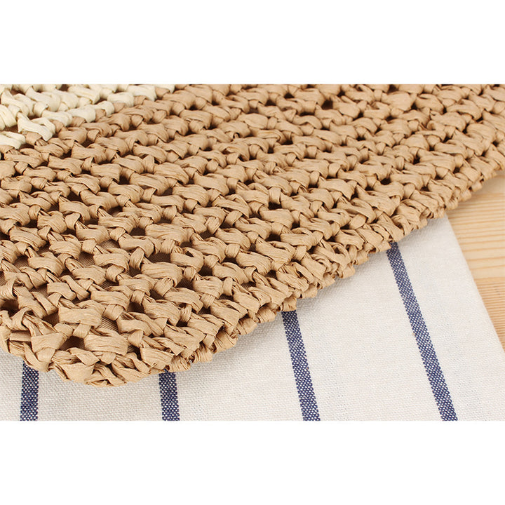 Practical Crossbody Bag Made of Braided Natural Material Kalsten