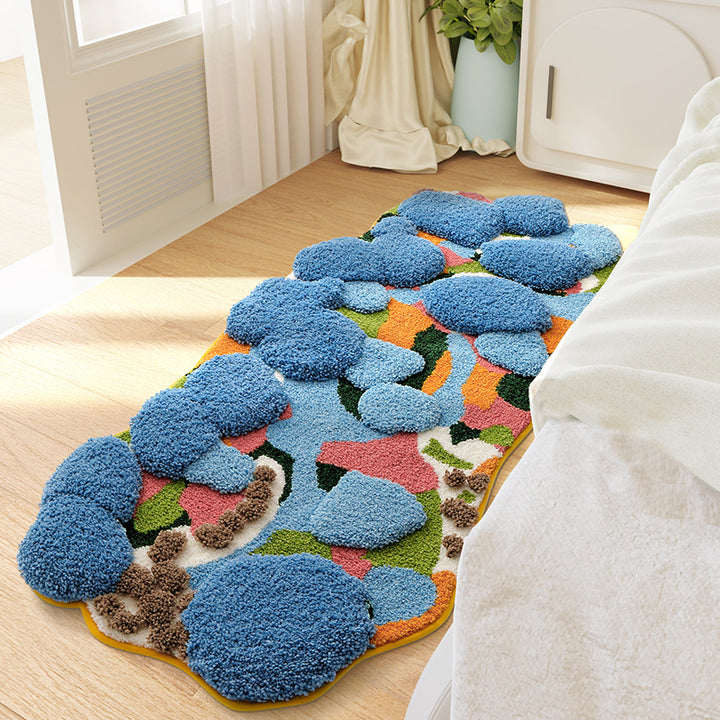 Plush Landscape Design Bath Rug