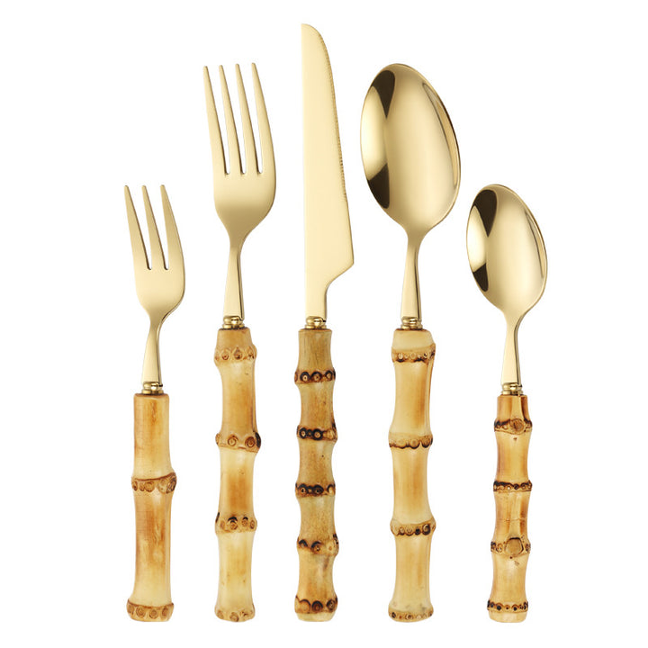 Bamboo Handle Salad Fork Kalsten