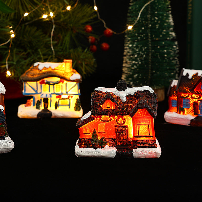 Nostalgic Christmas Village House Decoration Kalsten
