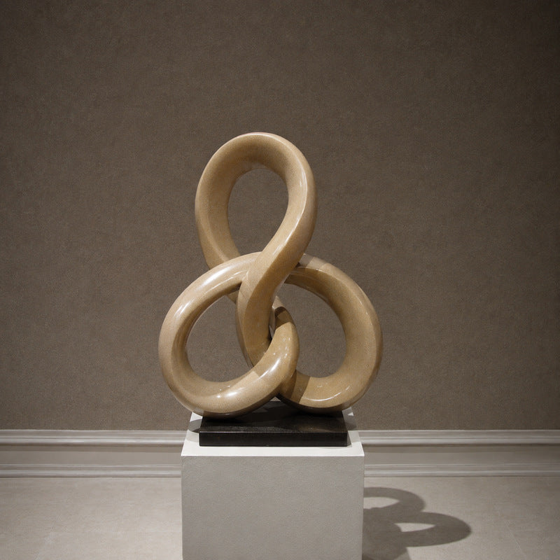 Abstract Decorative Loop Sculpture