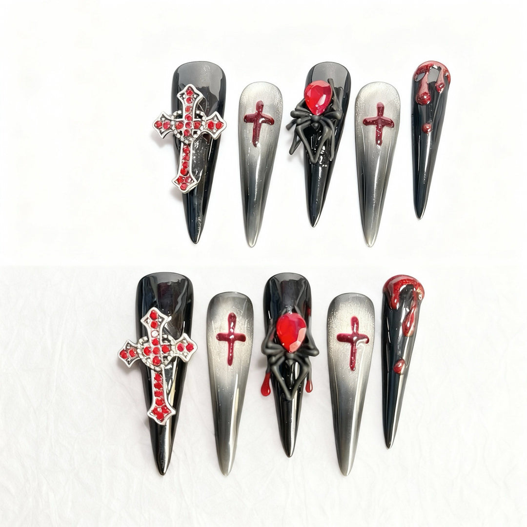 Artistic Press-On Nails