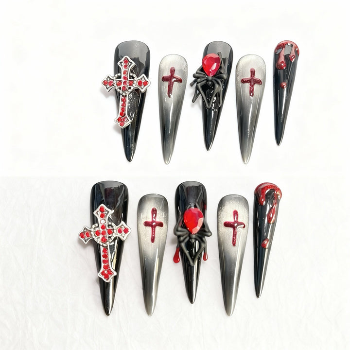 Artistic Press-On Nails