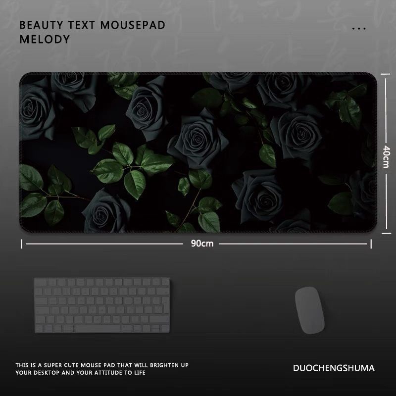 Floral Design Desk Mat