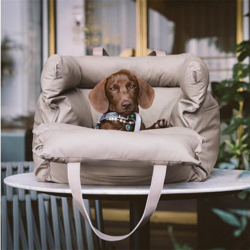 Orthopedic dog bed with removable carrying straps Kalsten