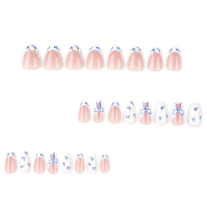 Detailed Floral Design Press-On Nails Kalsten