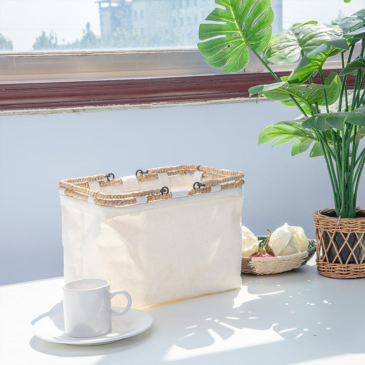 Textured Woven Storage Bin Kalsten