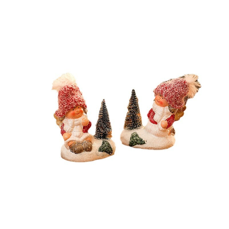 Cute Christmas figure with light decoration Kalsten