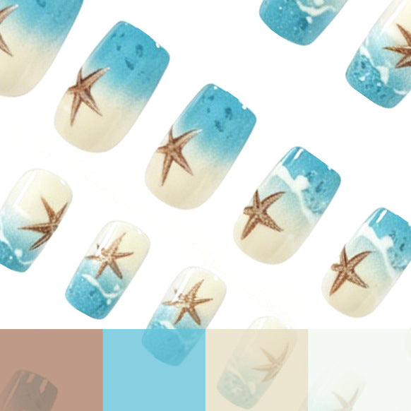 Coastal Themed Nail Art Kalsten