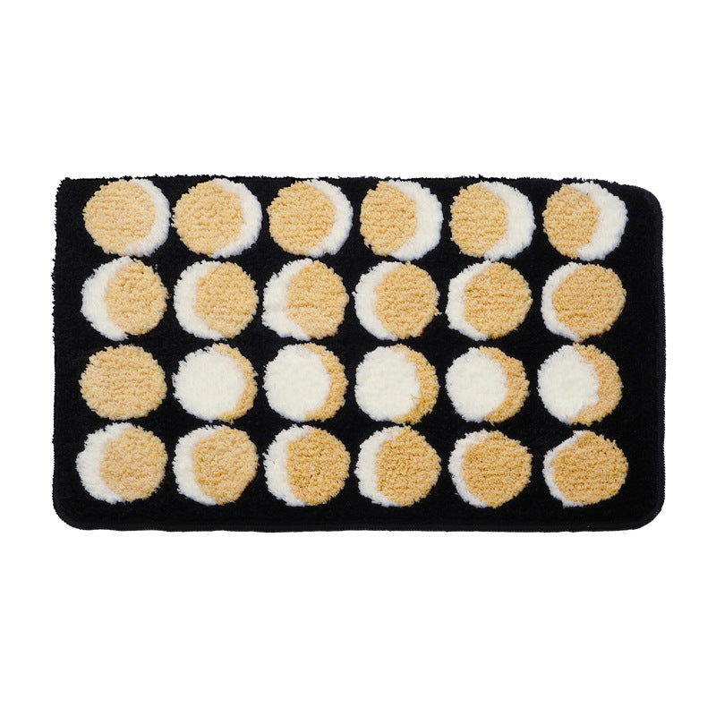 Fun and Playful Egg Pattern Bath Mat Kalsten