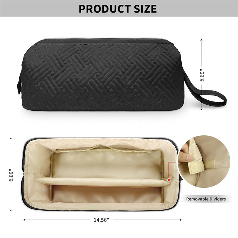 Cosmetic organizer with insulating inner compartment Kalsten