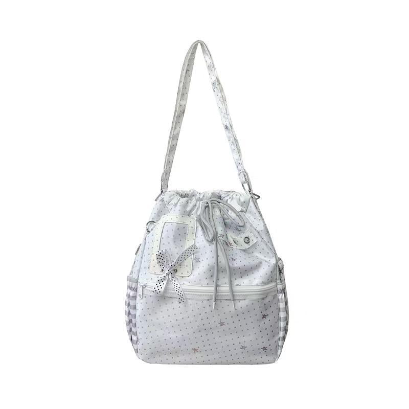 Shoulder bag with practical compartments and playful design Kalsten