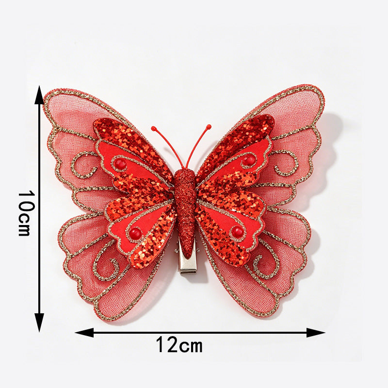 Decorative butterfly pendant for Christmas tree