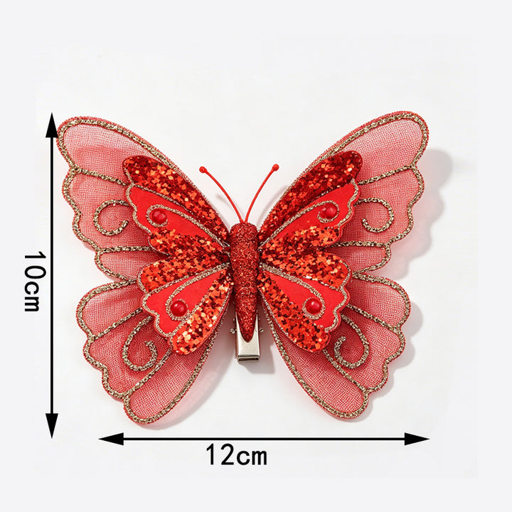 Decorative butterfly pendant for Christmas tree