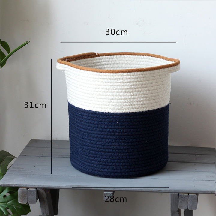 Handcrafted storage basket in modern design Kalsten