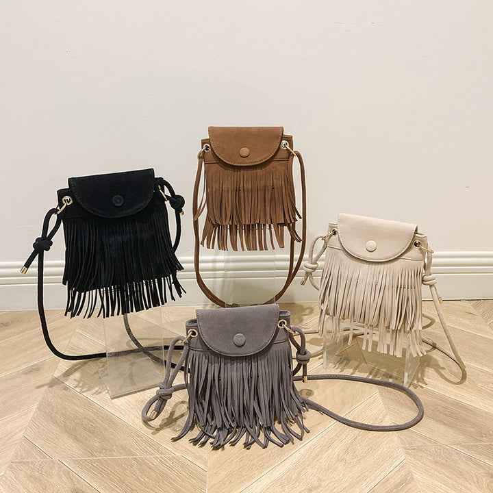 Bohemian Fringe Crossbody Bag Kalsten
