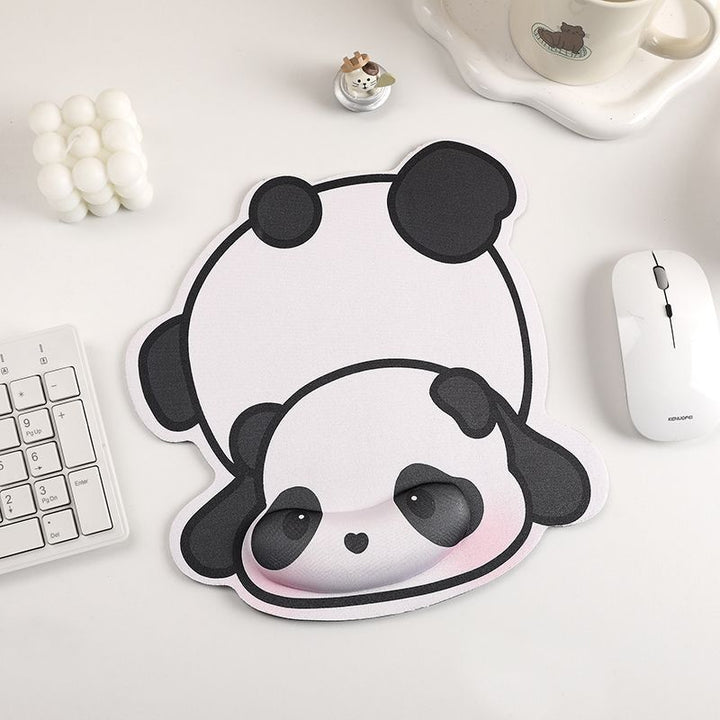 Cute Panda-Themed Ergonomic Wrist Support Mouse Pad