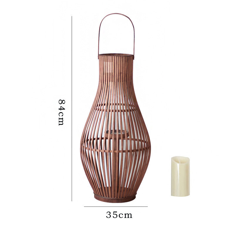 Elegant Rattan Lantern Kalsten