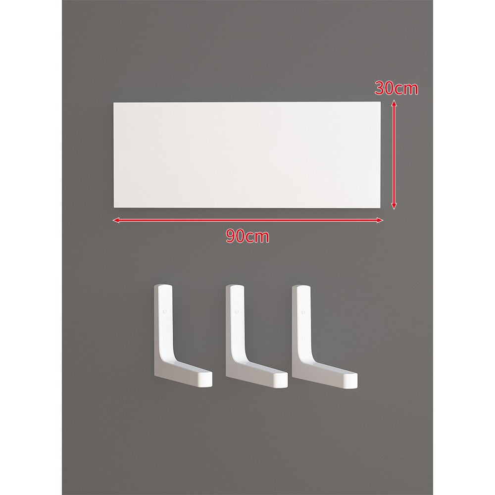 Long Narrow Floating Wall Shelf Kit with Concealed Heavy-Duty Brackets