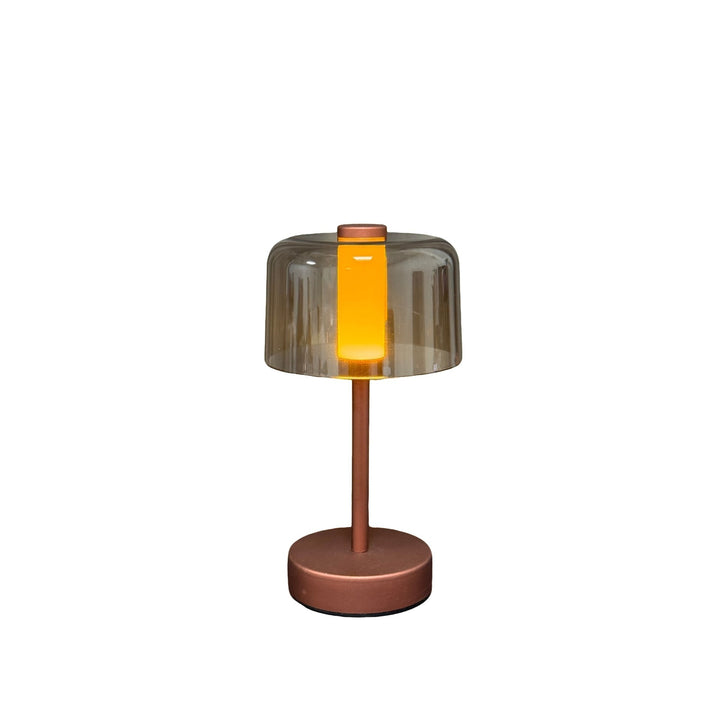 Modern Glass Shade Table Lamp