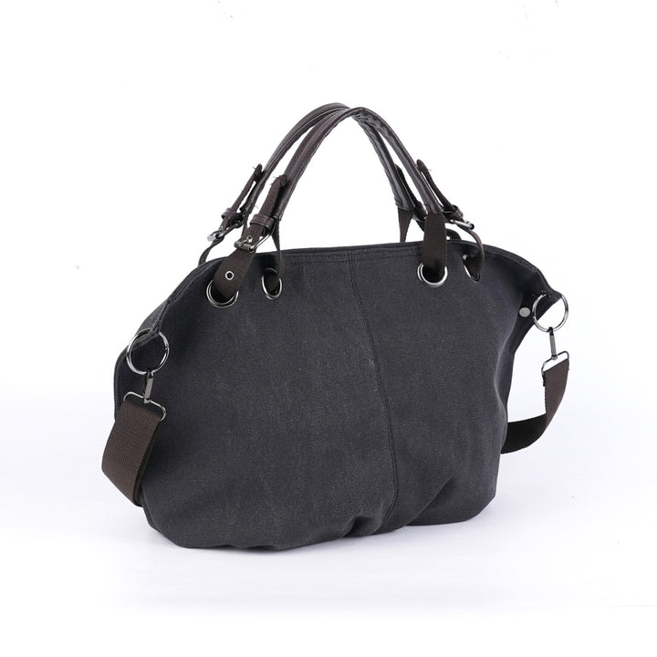 Stylish Multi-Pocket Canvas Handbag Kalsten