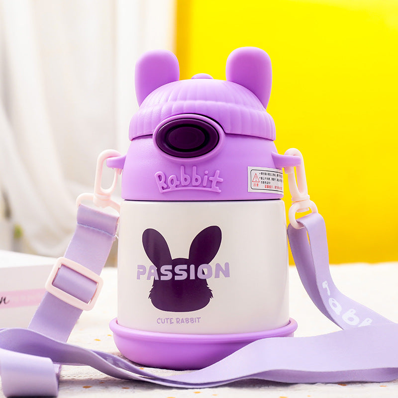 Ladies Insulated Water Bottle with Cute Bunny Design Kalsten