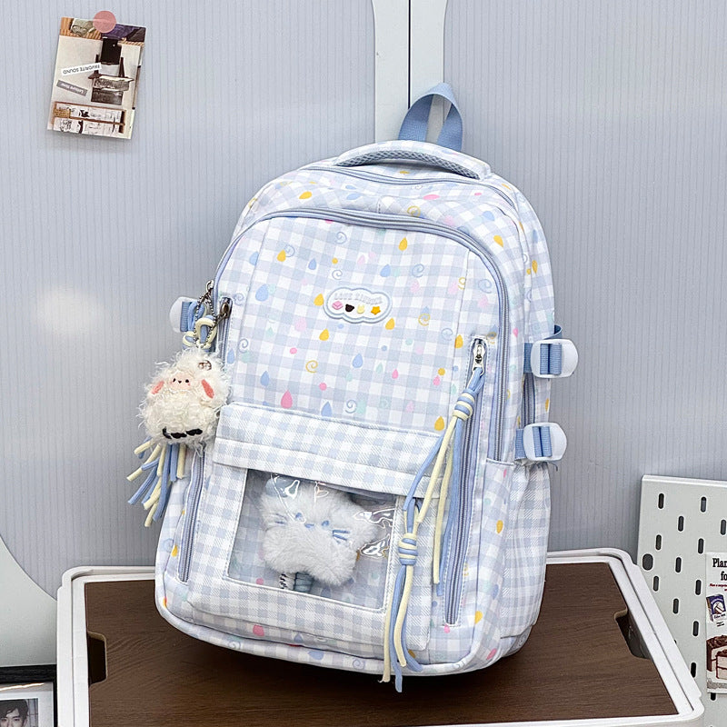 Playful Graphic Patterned School Backpack Kalsten
