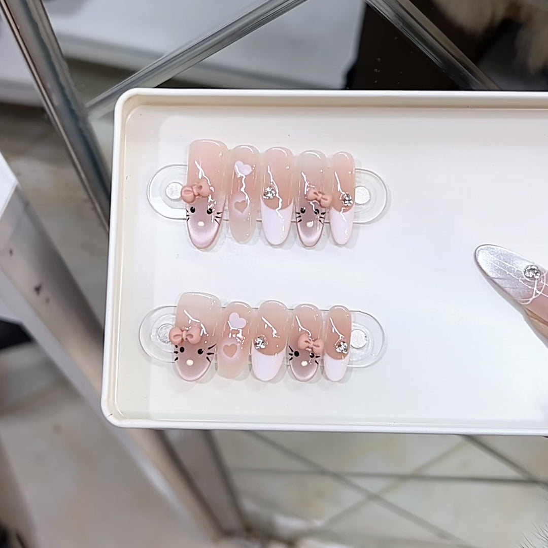 Cartoon Character-Themed Press-On Nail Set Kalsten