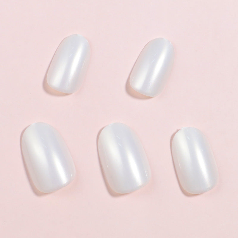 Glossy French Press-On Nail Set with Elegant Finish Kalsten