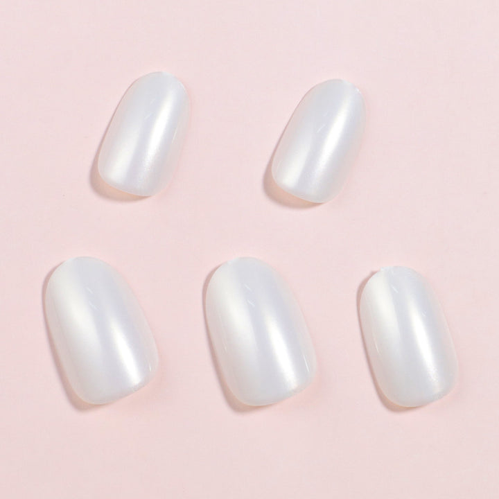 Glossy French Press-On Nail Set with Elegant Finish Kalsten