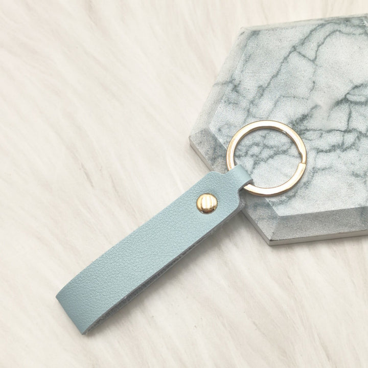 Unisex keychain made of high-quality artificial leather with stylish design Kalsten