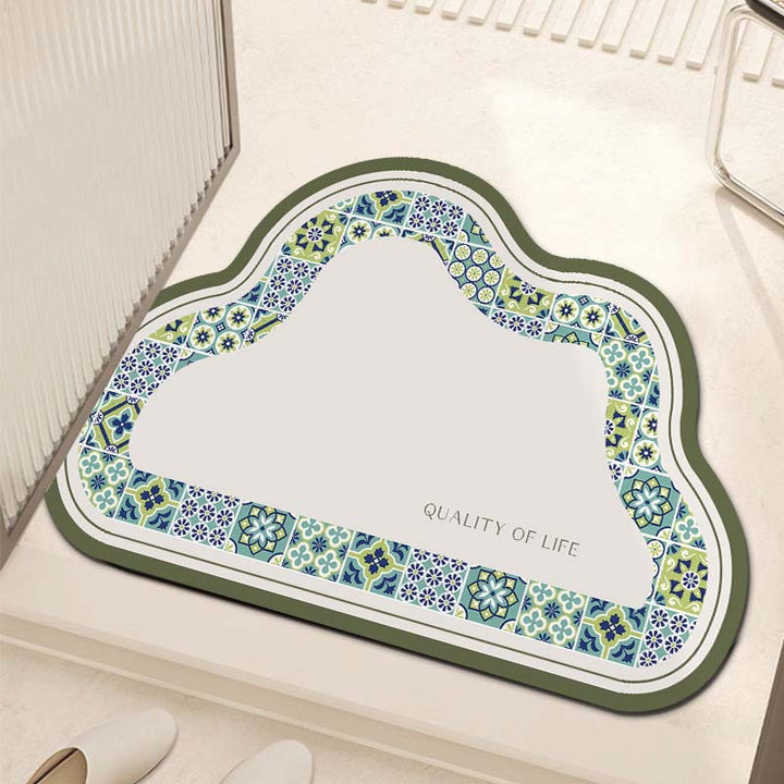 Decorative Cloud-Shaped Area Mat