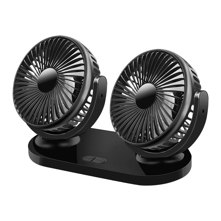 Double fan with swivel head and energy-saving features Kalsten