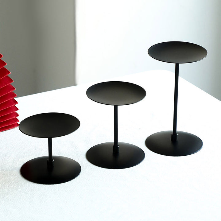 Textured Vertical-Ribbed Pointed-Top Decorative Pillar Candle