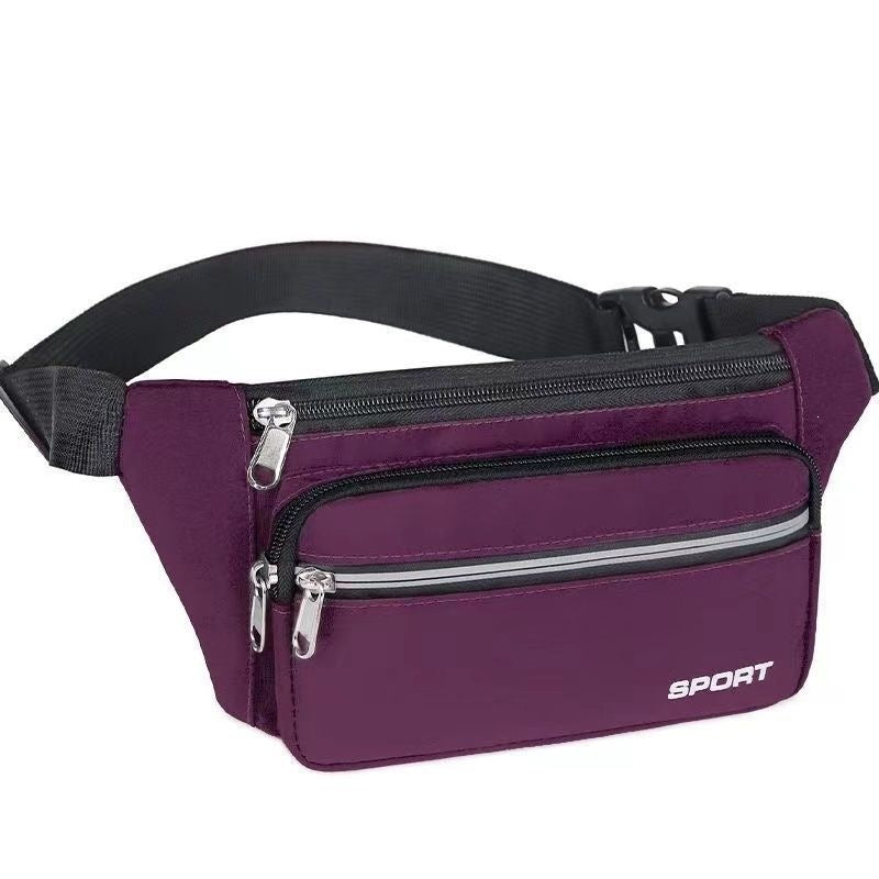 Sporty Waist Bag With Multiple Compartments Kalsten