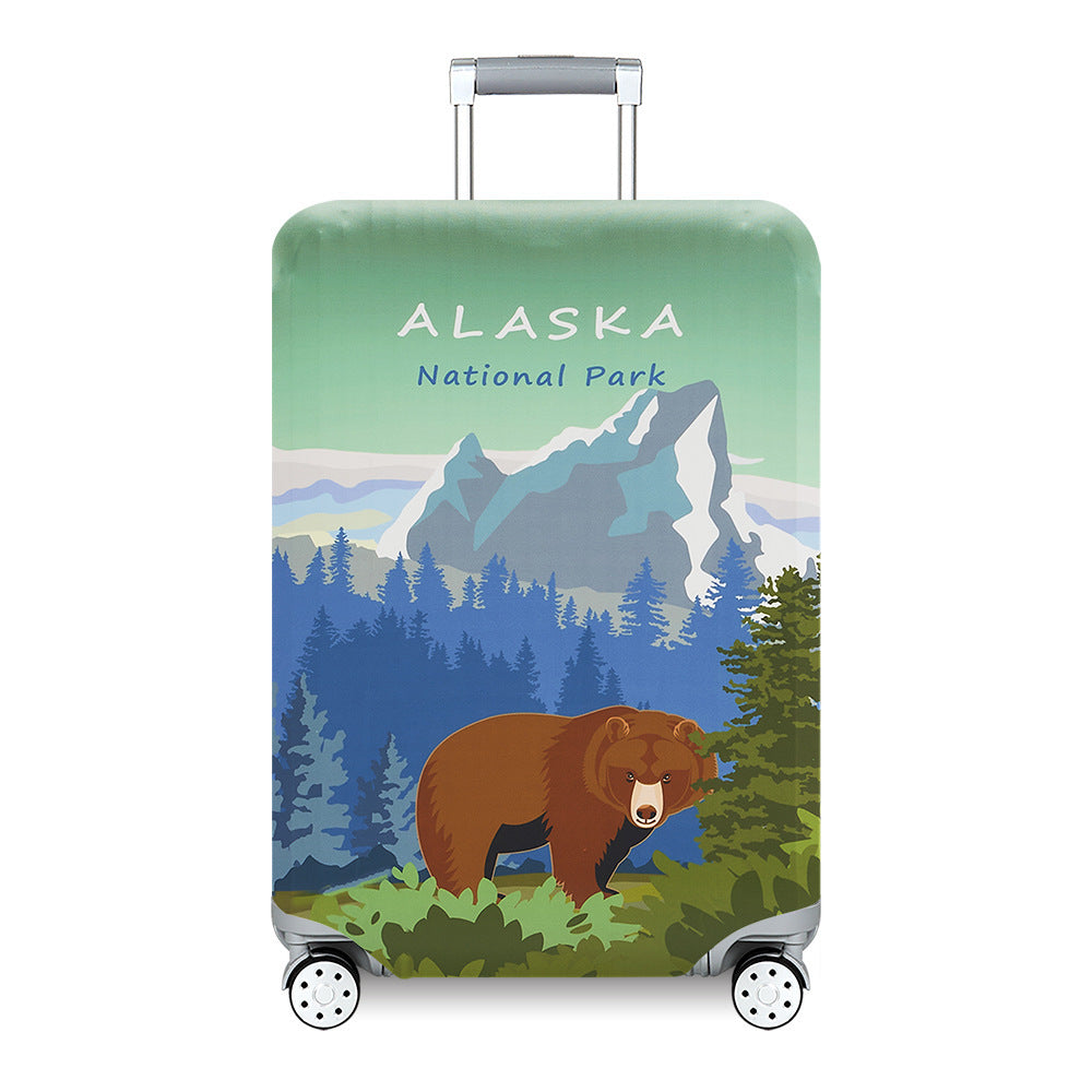 Women's Travel Suitcase with Colorful Floral Design Kalsten