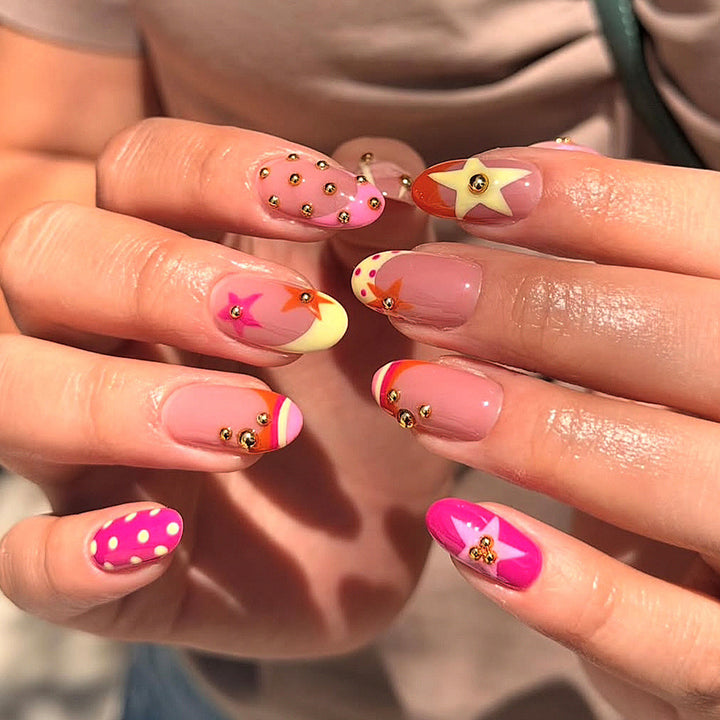 Decorative Themed Press-On Nail Art Set kalsten