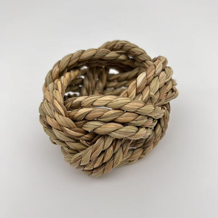 Handcrafted natural fiber storage basket Kalsten