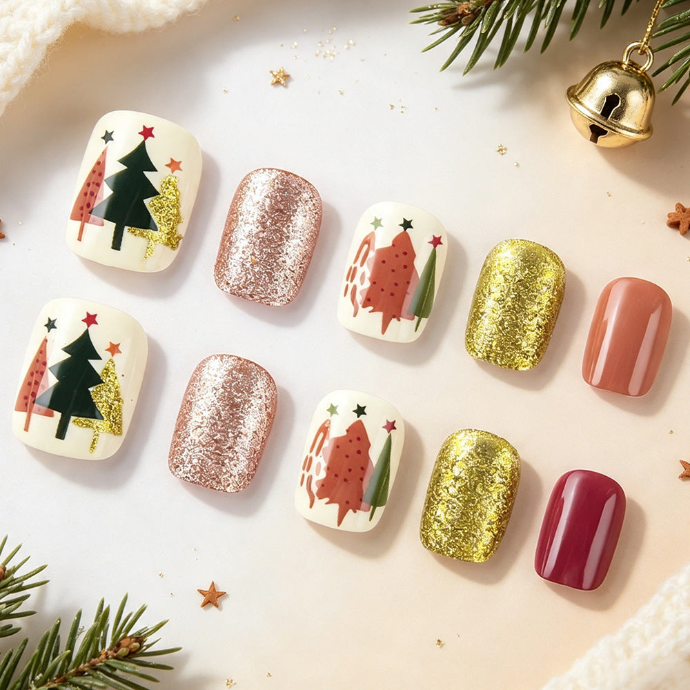 Seasonal Forest-Themed Nail Art Set Kalsten