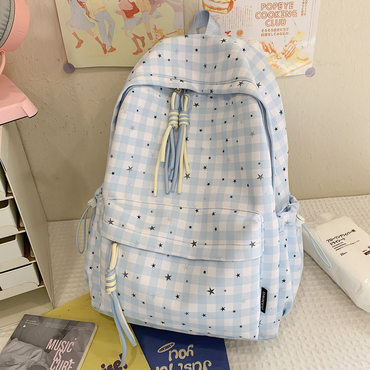 Cute Star-Embellished Daily Backpack Kalsten
